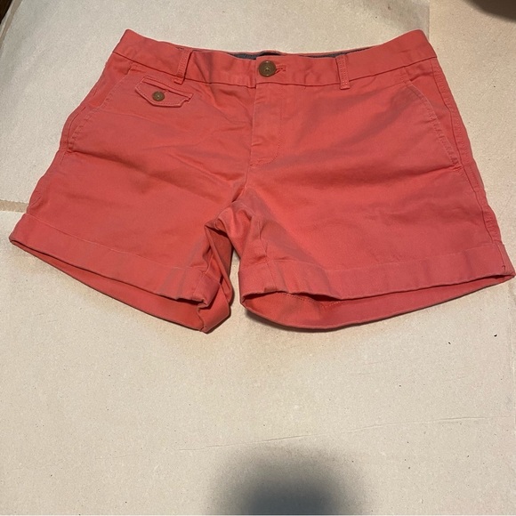 Banana Republic Coral Casual Cotton Shorts 4 - Picture 1 of 10